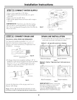 Preview for 9 page of GE GSD6300J10WW Installation Instructions Manual