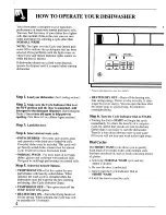 Preview for 4 page of GE GSD750 Use And Care Manual