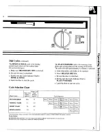 Preview for 5 page of GE GSD750 Use And Care Manual