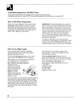 Preview for 6 page of GE GSD750 Use And Care Manual