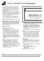 Preview for 4 page of GE GSD806 Use And Care Manual