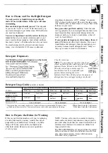 Preview for 7 page of GE GSD806 Use And Care Manual