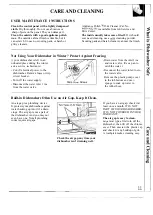 Preview for 11 page of GE GSD806 Use And Care Manual