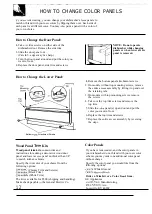 Preview for 12 page of GE GSD806 Use And Care Manual