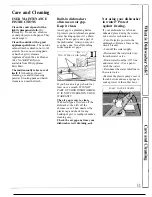 Preview for 11 page of GE GSD820 Use And Care Manual