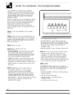 Preview for 4 page of GE GSD90 Use And Care Manual