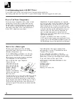 Preview for 6 page of GE GSD90 Use And Care Manual