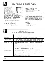 Предварительный просмотр 12 страницы GE GSD940 Use And Care Manual