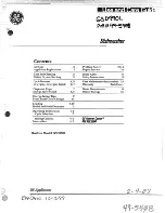 GE GSD990L Use And Care Manual preview