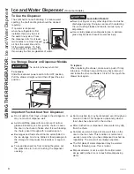 Preview for 8 page of GE GSE22 Owner'S Manual And Installation Instructions