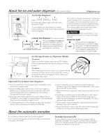 Preview for 7 page of GE GSE22ETHBWW Owner'S Manual And Installation Instructions