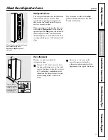 Preview for 9 page of GE GSF25KGW Owner'S Manual And Installation