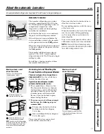 Preview for 11 page of GE GSF25KGW Owner'S Manual And Installation