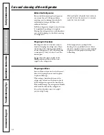 Preview for 14 page of GE GSF25KGW Owner'S Manual And Installation