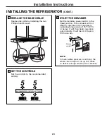 Preview for 24 page of GE GSF25KGW Owner'S Manual And Installation