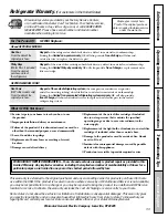 Preview for 39 page of GE GSF25KGW Owner'S Manual And Installation