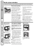 Preview for 50 page of GE GSF25KGW Owner'S Manual And Installation