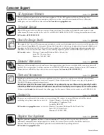 Preview for 112 page of GE GSF25KGW Owner'S Manual And Installation