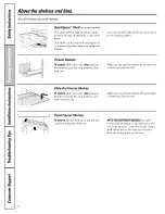 Preview for 8 page of GE GSF25TGTBBB and Owner'S Manual And Installation