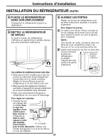 Preview for 62 page of GE GSF25TGTBBB and Owner'S Manual And Installation