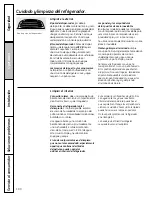 Preview for 100 page of GE GSF25XGWBB Owner'S Manual And Installation Instructions