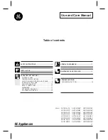 Preview for 2 page of GE GSG210IAPC Use And Care Manual