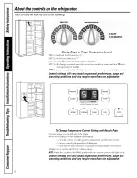 Предварительный просмотр 6 страницы GE GSH22JFTDWW Owner'S Manual