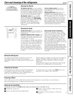 Предварительный просмотр 9 страницы GE GSH22JFTDWW Owner'S Manual