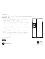 Preview for 2 page of GE GSH22JGC Dimensions And Installation Information