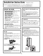 Preview for 10 page of GE GSH22JGDBB Owner'S Manual & Installation Instructions