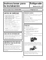 Preview for 51 page of GE GSH22JGDBB Owner'S Manual & Installation Instructions