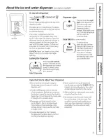 Preview for 11 page of GE GSHF5PGXAEWW and Owner'S Manual And Installation