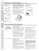 Preview for 12 page of GE GSHF5PGXAEWW and Owner'S Manual And Installation