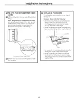 Предварительный просмотр 19 страницы GE GSHF5PGXAEWW and Owner'S Manual And Installation