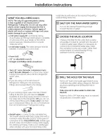 Предварительный просмотр 25 страницы GE GSHF5PGXAEWW and Owner'S Manual And Installation