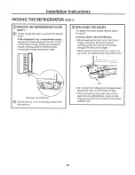 Preview for 20 page of GE GSHF9NGYACBB and Owner'S Manual And Installation