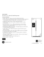 Preview for 2 page of GE GSHS5KGX Dimensions And Installation Information