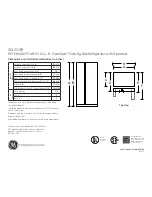 GE GSL22JFRBS Dimensions And Installation Information preview