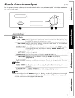 Предварительный просмотр 5 страницы GE GSM18 - Appliances 18 in. Dishwasher Owner'S Manual