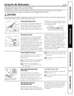 Предварительный просмотр 11 страницы GE GSM18 - Appliances 18 in. Dishwasher Owner'S Manual