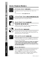 Предварительный просмотр 32 страницы GE GSM2110 Owner'S Manual