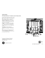 Preview for 1 page of GE GSM2260NSS - Spacemaker Under-the-Sink Dishwasher Datasheet