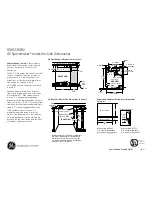 Preview for 3 page of GE GSM2260NSS - Spacemaker Under-the-Sink Dishwasher Datasheet