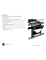 Preview for 4 page of GE GSM2260NSS - Spacemaker Under-the-Sink Dishwasher Datasheet