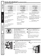 Preview for 8 page of GE GSMF2LEB Manual