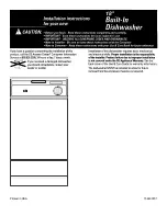 Preview for 1 page of GE GSS1800H Series Installation Instructions Manual