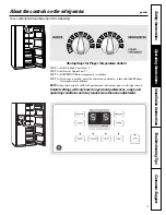 Preview for 5 page of GE GSS20DBTWW - 19.9 cu. Ft. Refrigerator Owner'S Manual