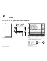 GE GSS20IEP Dimension Manual предпросмотр