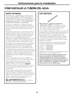 Preview for 76 page of GE GSS22IBTJWW and Owner'S Manual And Installation Instructions