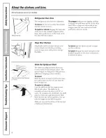 Preview for 8 page of GE GSS23QSTLSS and Owner'S Manual And Installation